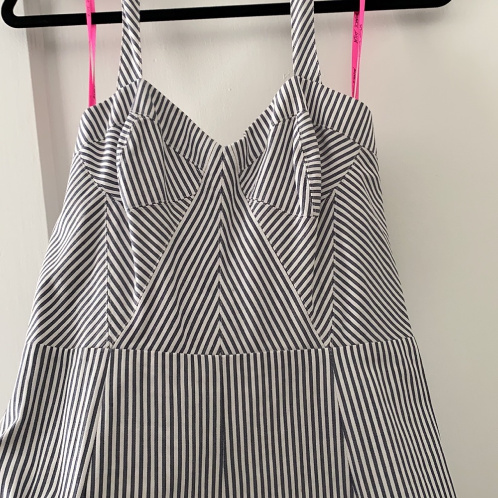 Betsy Johnson seersucker halter